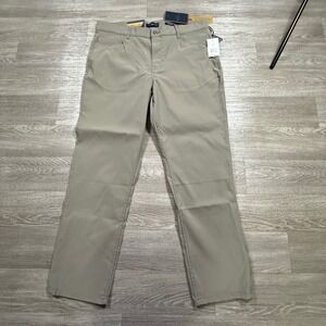 Marc Asher New York Mens Classic Fit Pants Olive Green 36x30 MAPT7100274 NWT